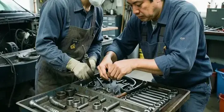 分解作業
